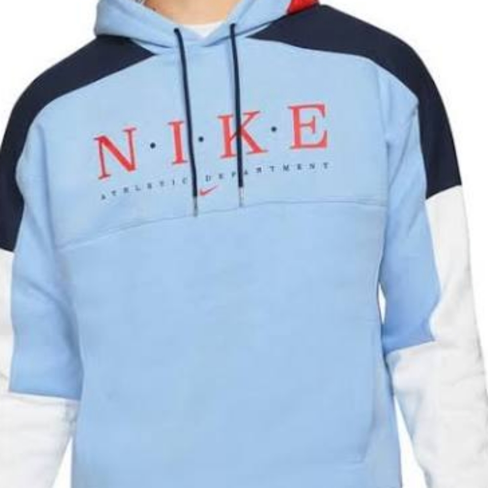 Nike club pullover psychedelic blue small